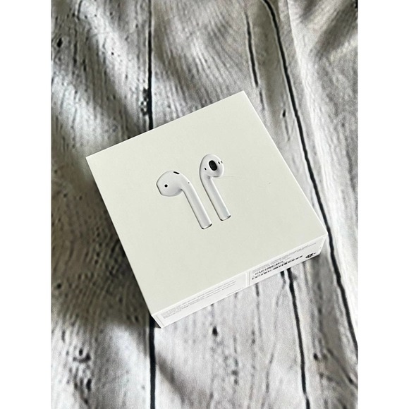 BOX ONLY Apple Airpods - Picture 1 of 7